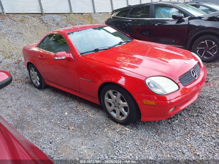 WDBKK49F62F260743 | 2002 MERCEDES-BENZ SLK 230