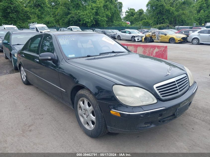 WDBNG75J12A312254 | 2002 MERCEDES-BENZ S 500