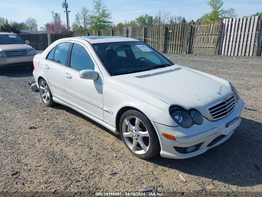 WDBRF52H57F925806 | 2007 MERCEDES-BENZ C 230