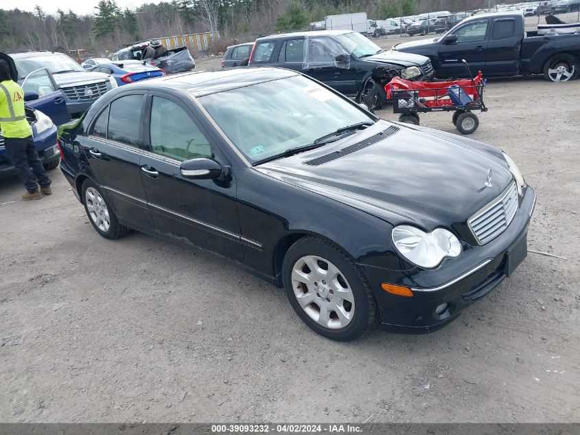 WDBRF81J75F628958 | 2005 MERCEDES-BENZ C 240