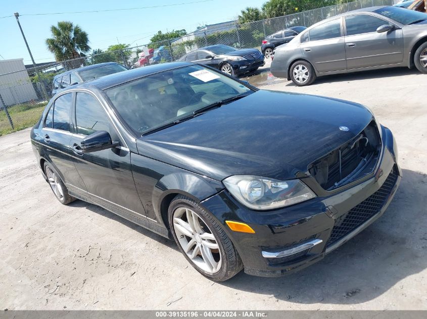 WDDGF4HB3DA762027 | 2013 MERCEDES-BENZ C 250