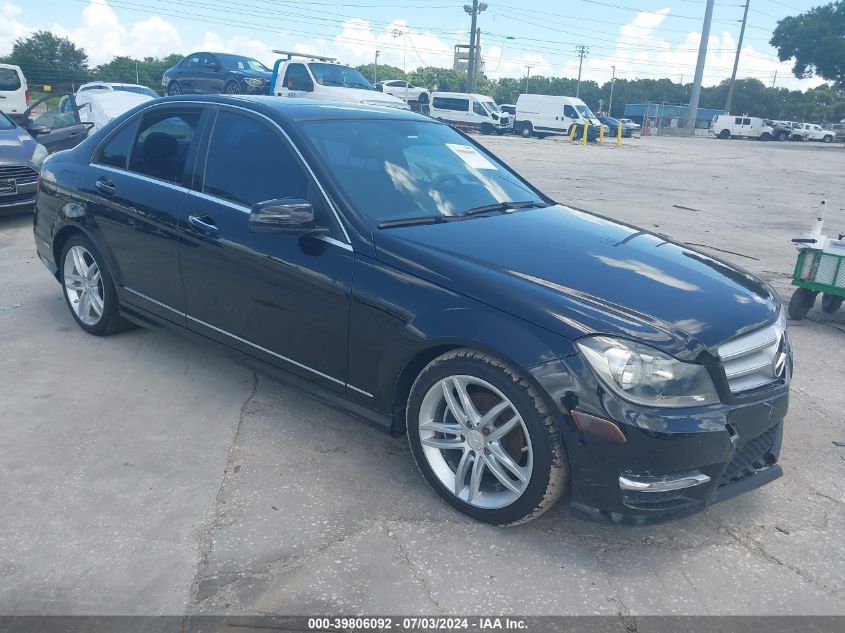 WDDGF4HB5DR241621 | 2013 MERCEDES-BENZ C 250