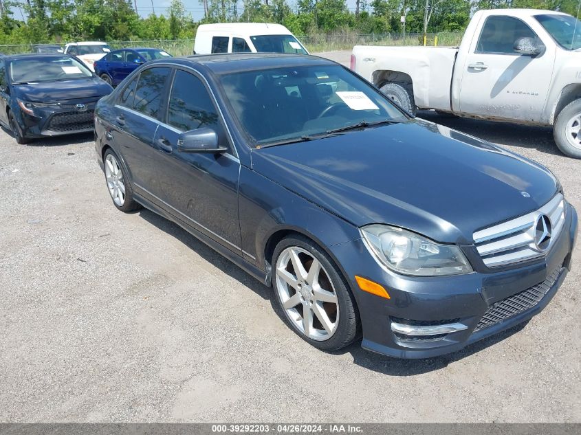 WDDGF4HB8DA785450 | 2013 MERCEDES-BENZ C 250