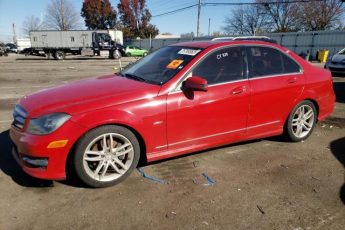 WDDGF4HBXCR233447 | 2012 MERCEDES-BENZ C 250