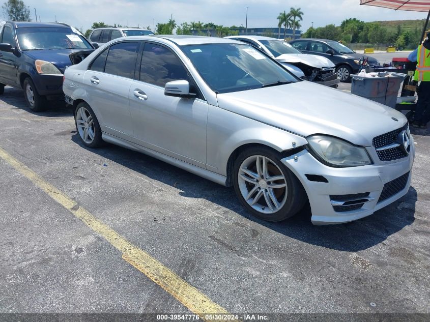 WDDGF4HBXDR265039 | 2013 MERCEDES-BENZ C 250