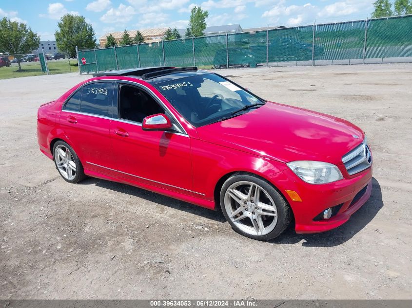 WDDGF56XX9R043919 | 2009 MERCEDES-BENZ C 350