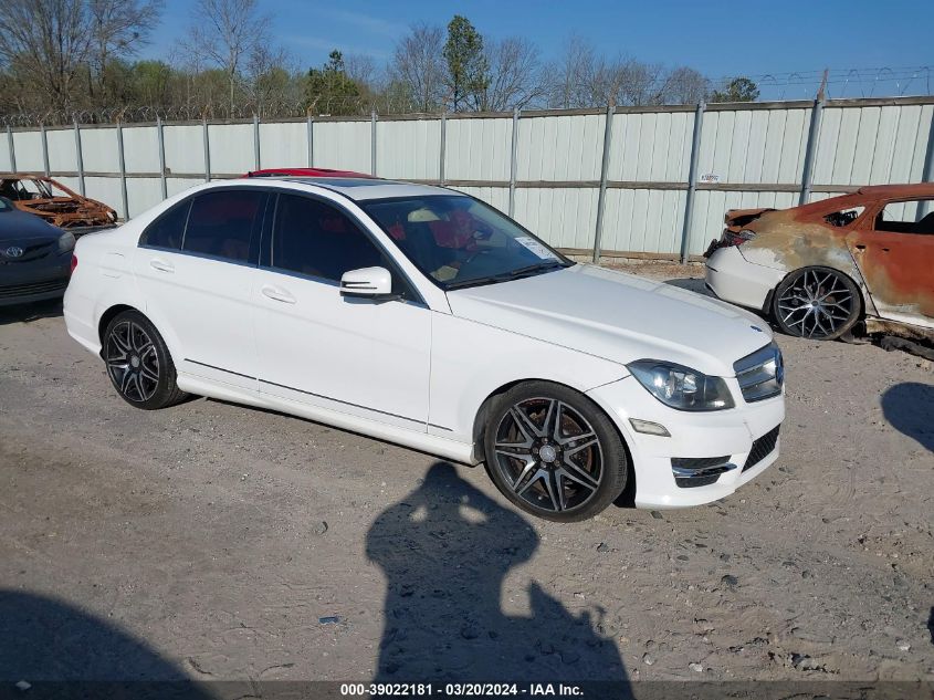 WDDGF8AB3DR272075 | 2013 MERCEDES-BENZ C 300