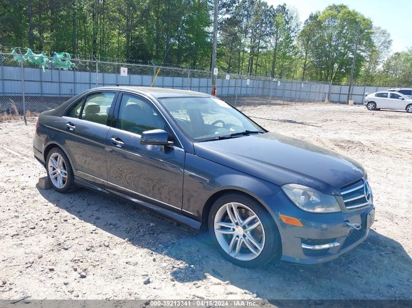 WDDGF8AB9EG164153 | 2014 MERCEDES-BENZ C 300