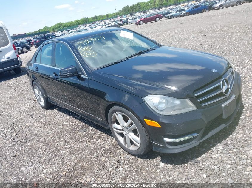 WDDGF8AB9ER310927 | 2014 MERCEDES-BENZ C 300