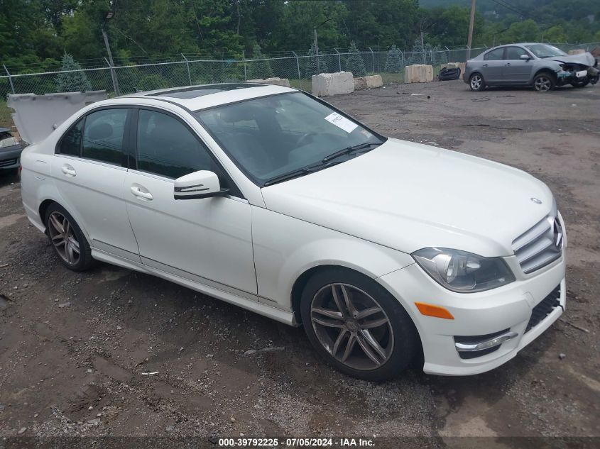 WDDGF8BBXCR233786 | 2012 MERCEDES-BENZ C 300