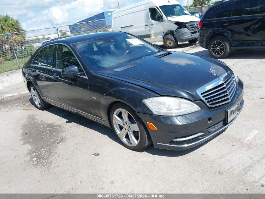 WDDNG9EBXCA452476 | 2012 MERCEDES-BENZ S 550