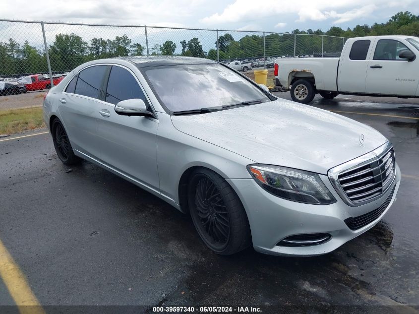 WDDUG8CB6FA139311 | 2015 MERCEDES-BENZ S 550