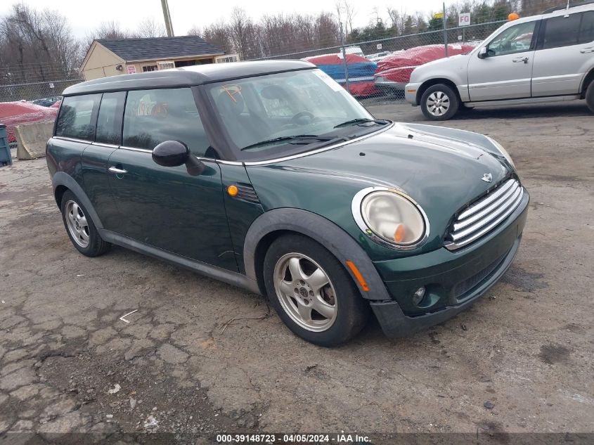 WMWML33549TX33033 | 2009 MINI COOPER CLUBMAN