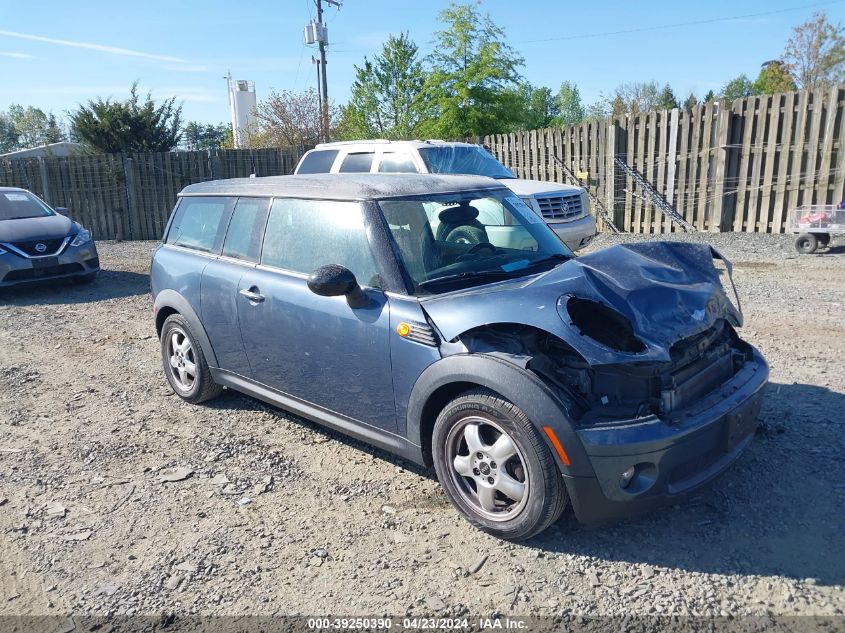 WMWML3C52ATX37196 | 2010 MINI COOPER CLUBMAN