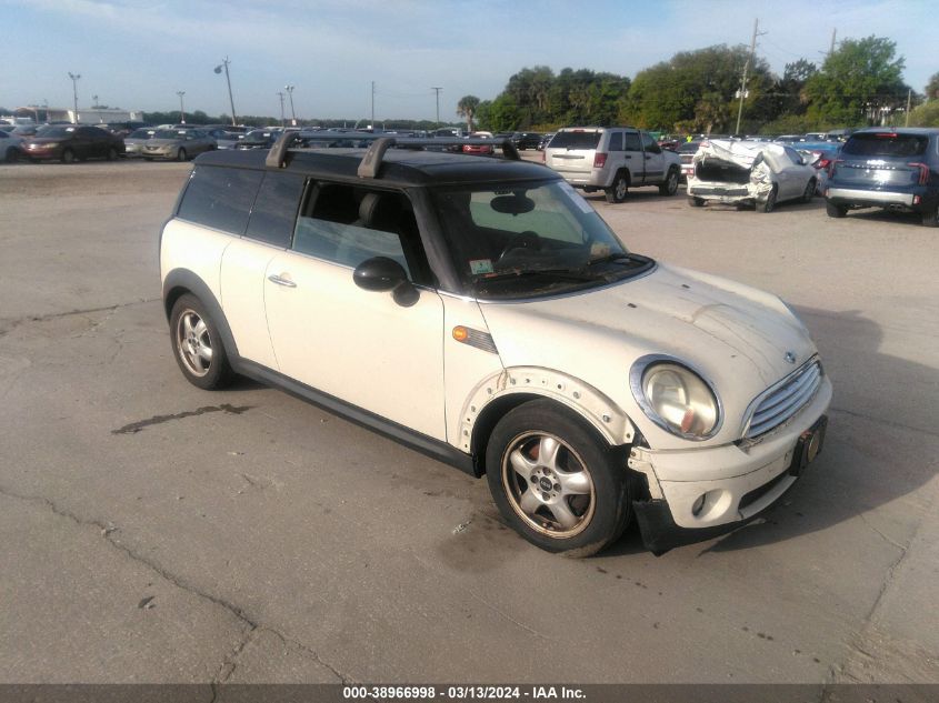 WMWML3C56ATX38626 | 2010 MINI COOPER CLUBMAN