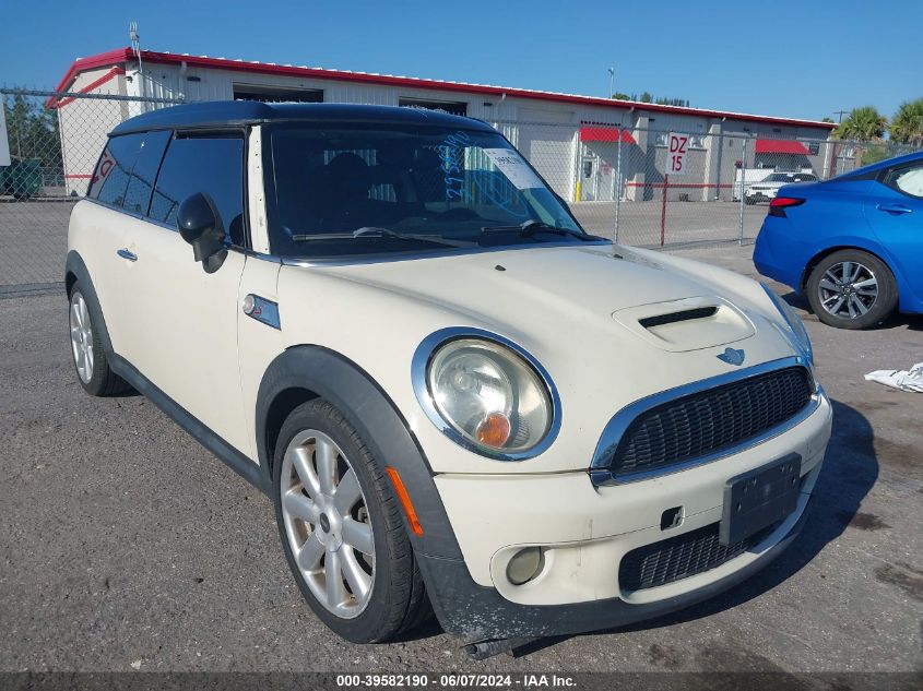 WMWMM33548TP87170 | 2008 MINI COOPER S CLUBMAN