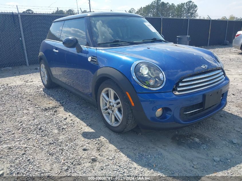 WMWSU3C59CT369333 | 2012 MINI COOPER