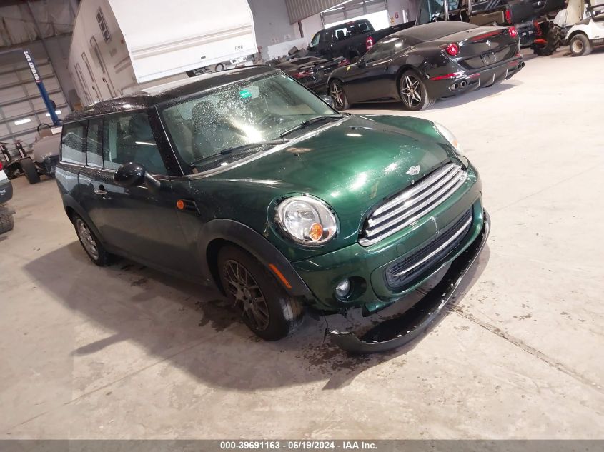 WMWZF3C51DT490030 | 2013 MINI CLUBMAN