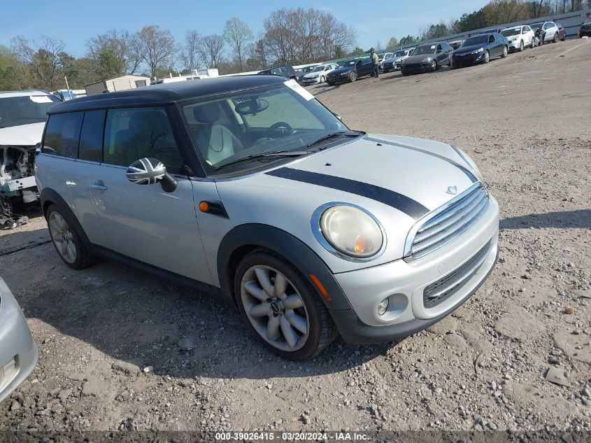 WMWZF3C56BT187645 | 2011 MINI COOPER CLUBMAN