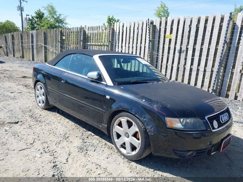 WUARL48H55K901640 | 2005 AUDI S4