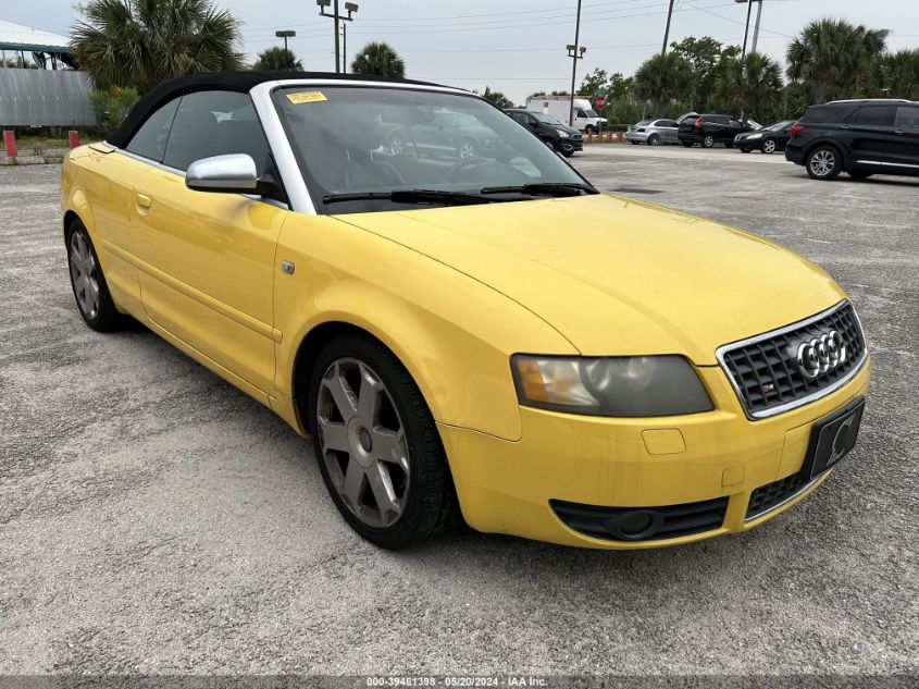 WUARL48H55K902450 | 2005 AUDI S4