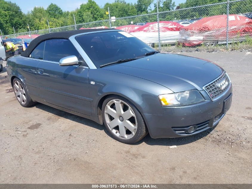 WUARL48H75K900120 | 2005 AUDI S4