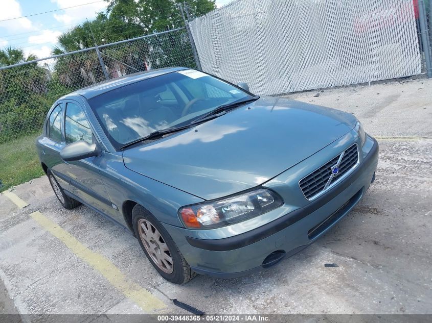 YV1RS61R822160565 | 2002 VOLVO S60