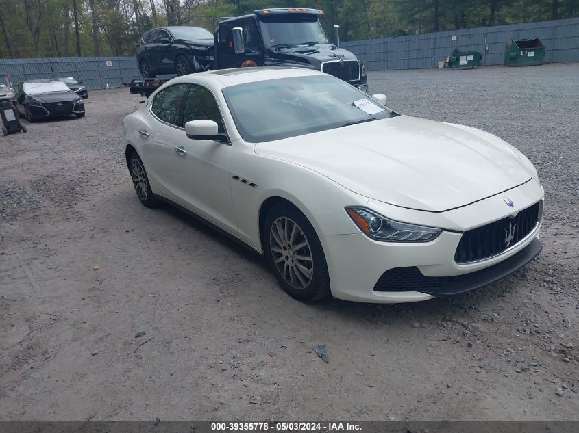 ZAM57RTA3E1090378 | 2014 MASERATI GHIBLI