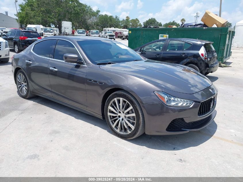 ZAM57XSA7G1167794 | 2016 MASERATI GHIBLI