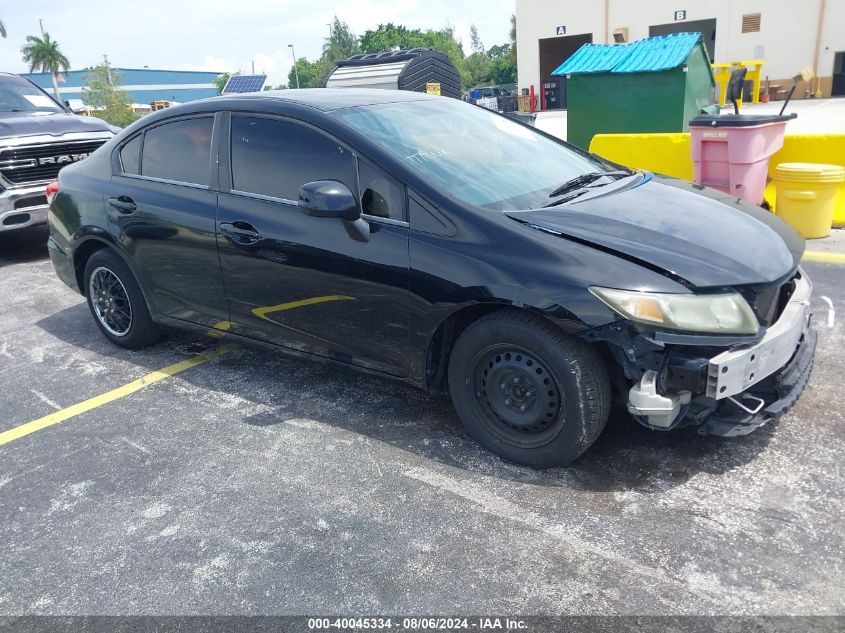 19XFB2F53DE031131 | 2013 HONDA CIVIC