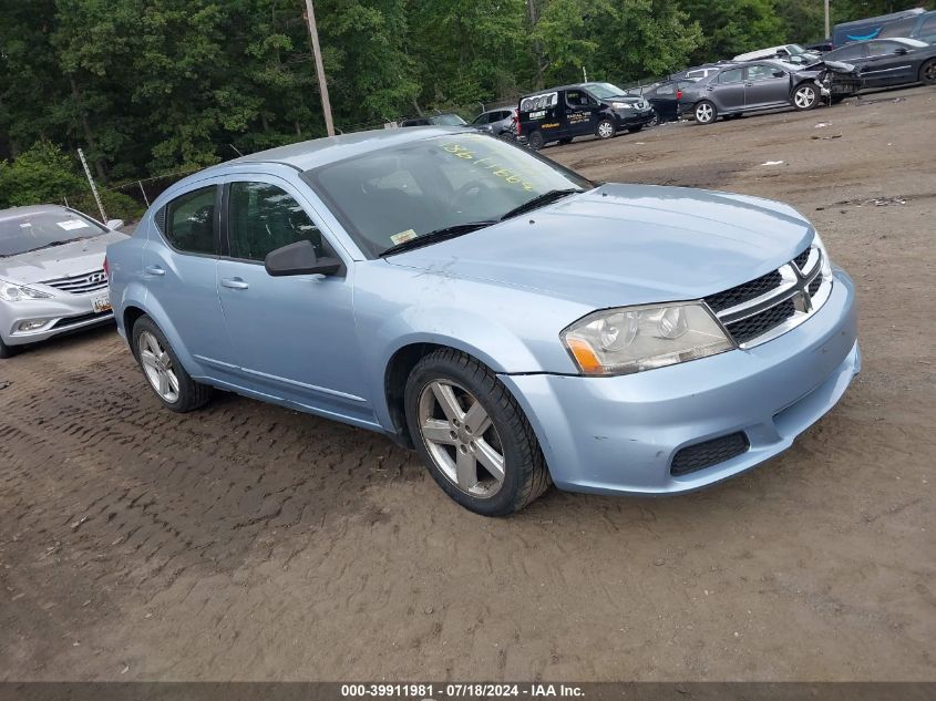 1C3CDZAB2DN712688 | 2013 DODGE AVENGER