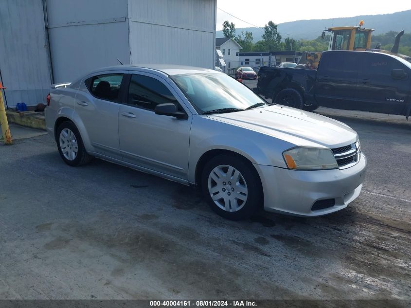 1C3CDZABXCN193744 | 2012 DODGE AVENGER