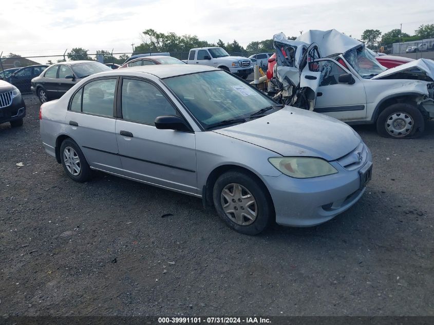 1HGES16345L004647 | 2005 HONDA CIVIC