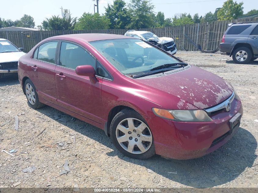 1HGFA15588L116866 | 2008 HONDA CIVIC