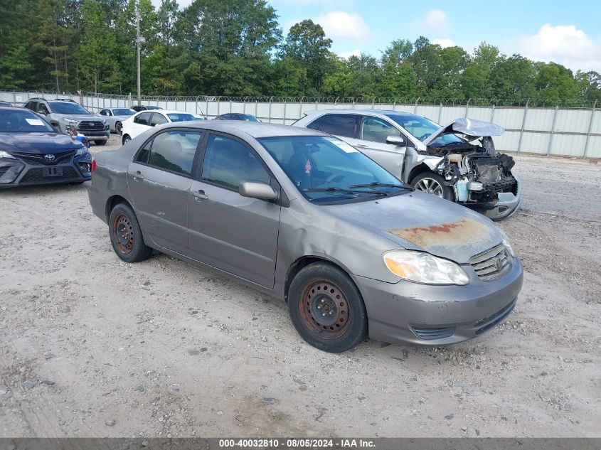 1NXBR32E73Z180126 | 2003 TOYOTA COROLLA