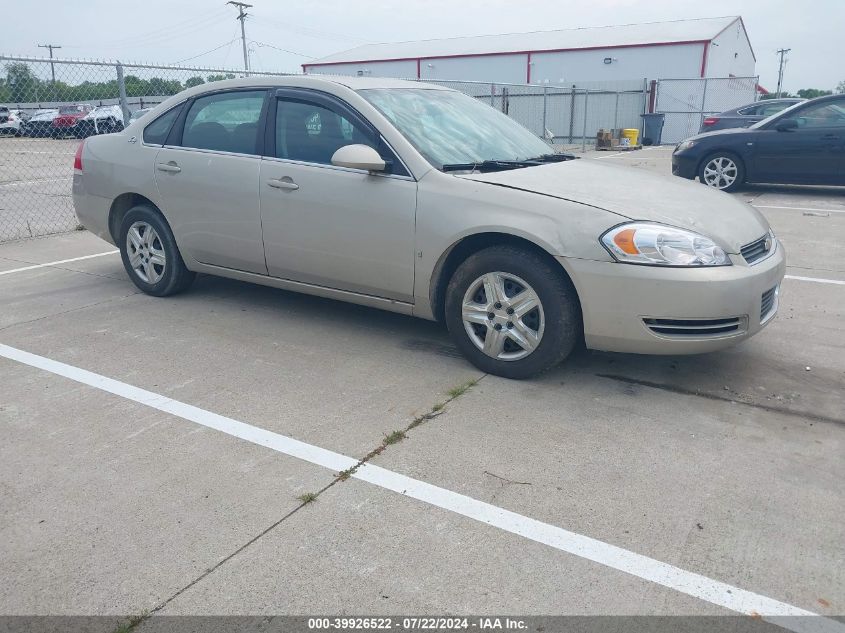 2G1WB55K089111668 | 2008 CHEVROLET IMPALA