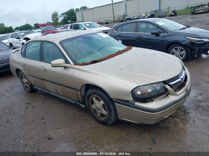 2G1WF52EX49437605 | 2004 CHEVROLET IMPALA