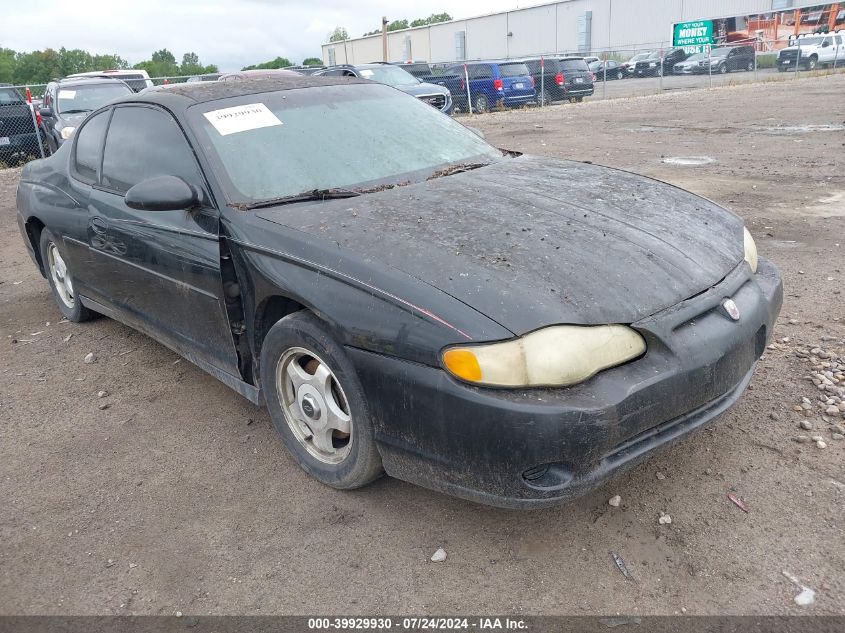 2G1WW12E939406708 | 2003 CHEVROLET MONTE CARLO