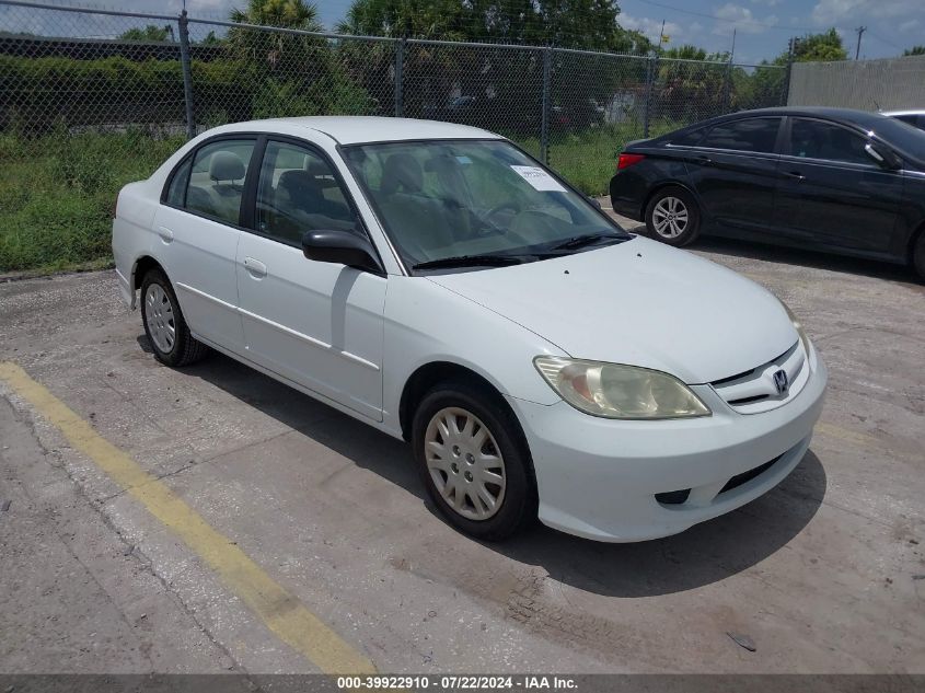 2HGES16544H633001 | 2004 HONDA CIVIC