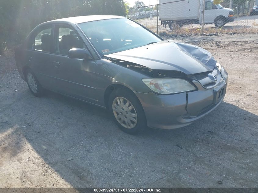 2HGES16575H530964 | 2005 HONDA CIVIC