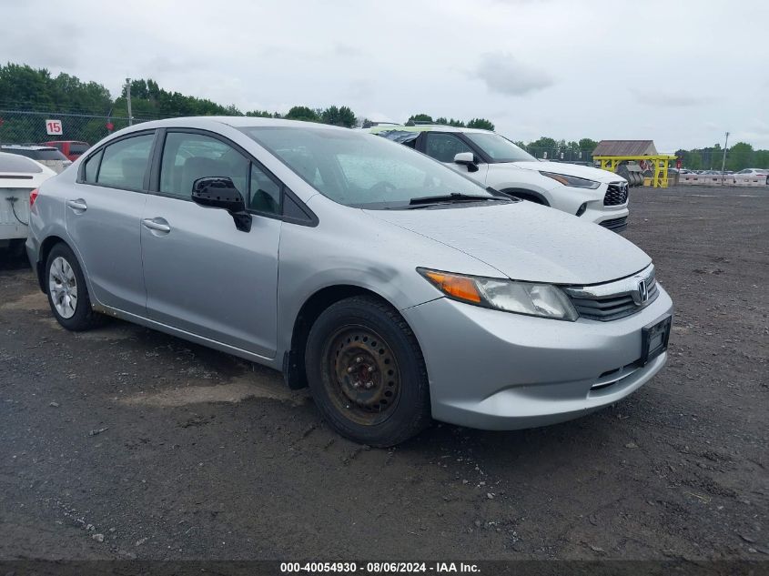 2HGFB2F53CH610155 | 2012 HONDA CIVIC