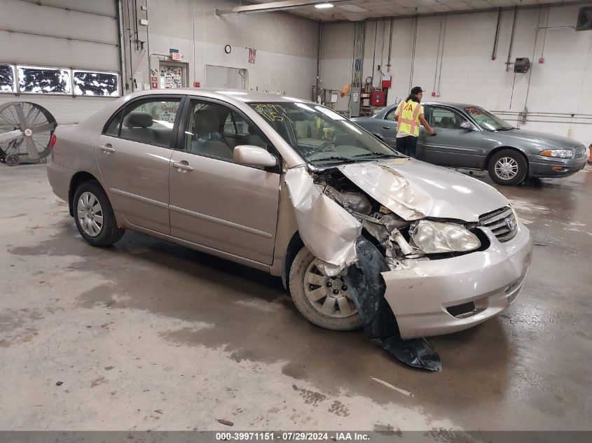 2T1BR32E43C151667 | 2003 TOYOTA COROLLA