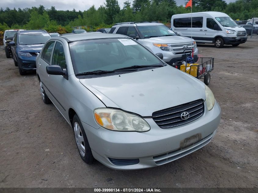 2T1BR32E93C038006 | 2003 TOYOTA COROLLA