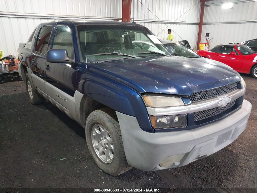 3GNEC13T22G345383 | 2002 CHEVROLET AVALANCHE 1500