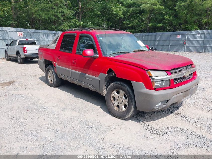 3GNEK13T92G169693 | 2002 CHEVROLET AVALANCHE 1500