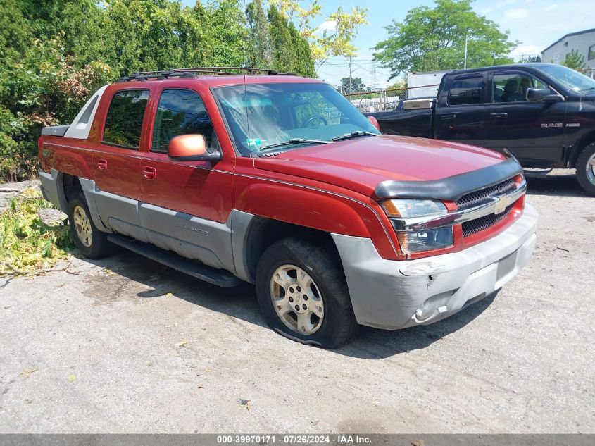 3GNEK13T92G287422 | 2002 CHEVROLET AVALANCHE 1500