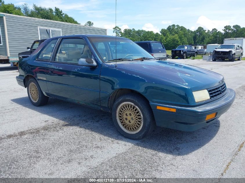 3P3XP6439NT273255 | 1992 PLYMOUTH SUNDANCE