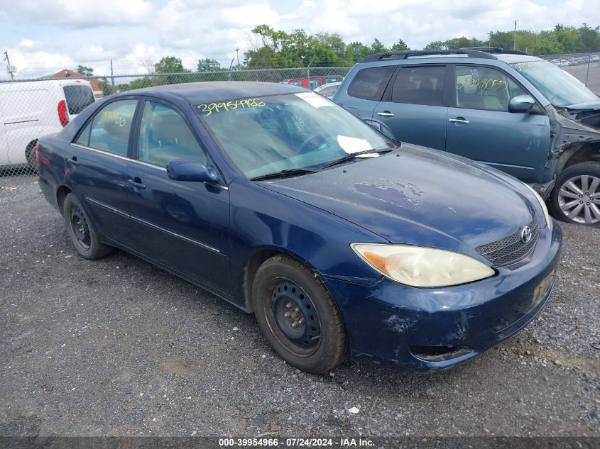 4T1BE30K52U604423 | 2002 TOYOTA CAMRY