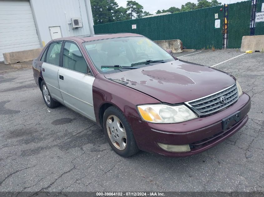 4T1BF28B74U373071 | 2004 TOYOTA AVALON