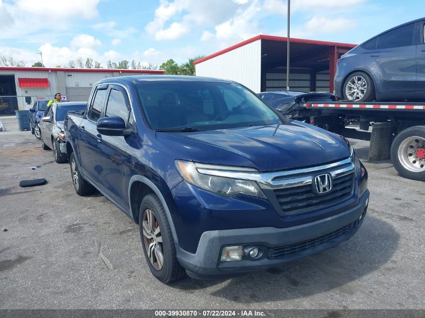 5FPYK3F4XHB004876 | 2017 HONDA RIDGELINE